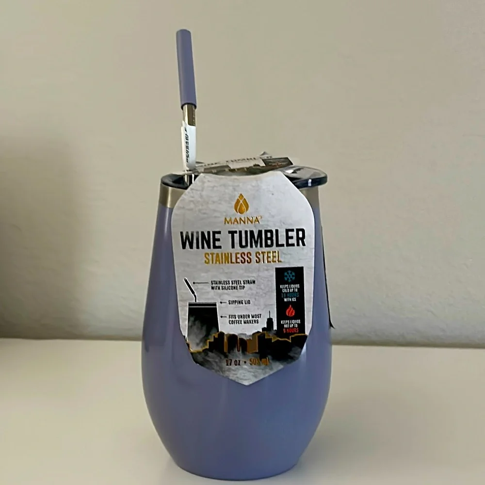 Stainless Steel Wine Tumbler - NEW